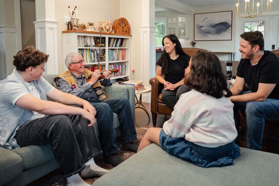 Two families in discussion — an important part of the arranged-marriage process