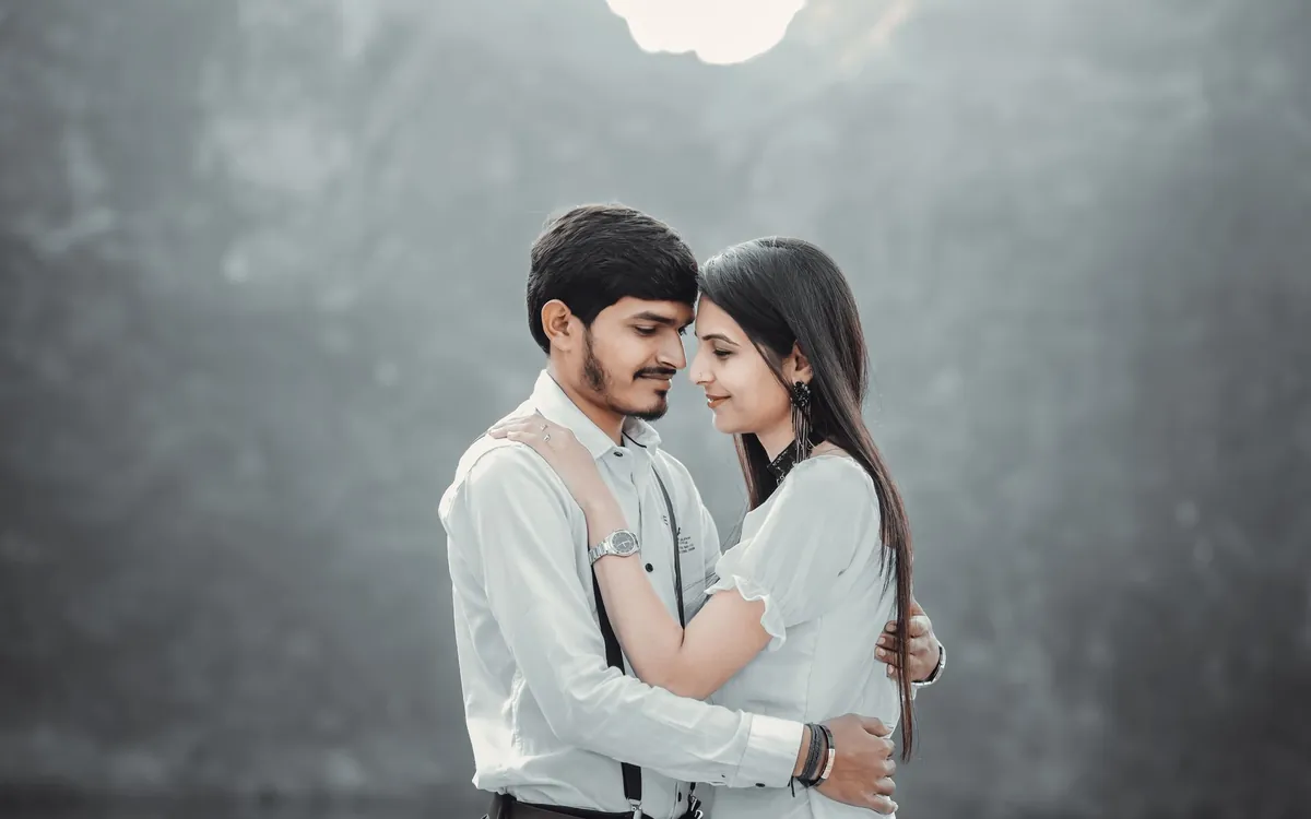 A happy, trusting couple