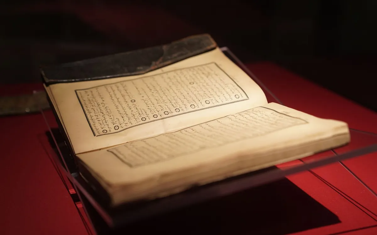 Old handwritten family and lineage records of the kind maintained by hereditary genealogy keepers