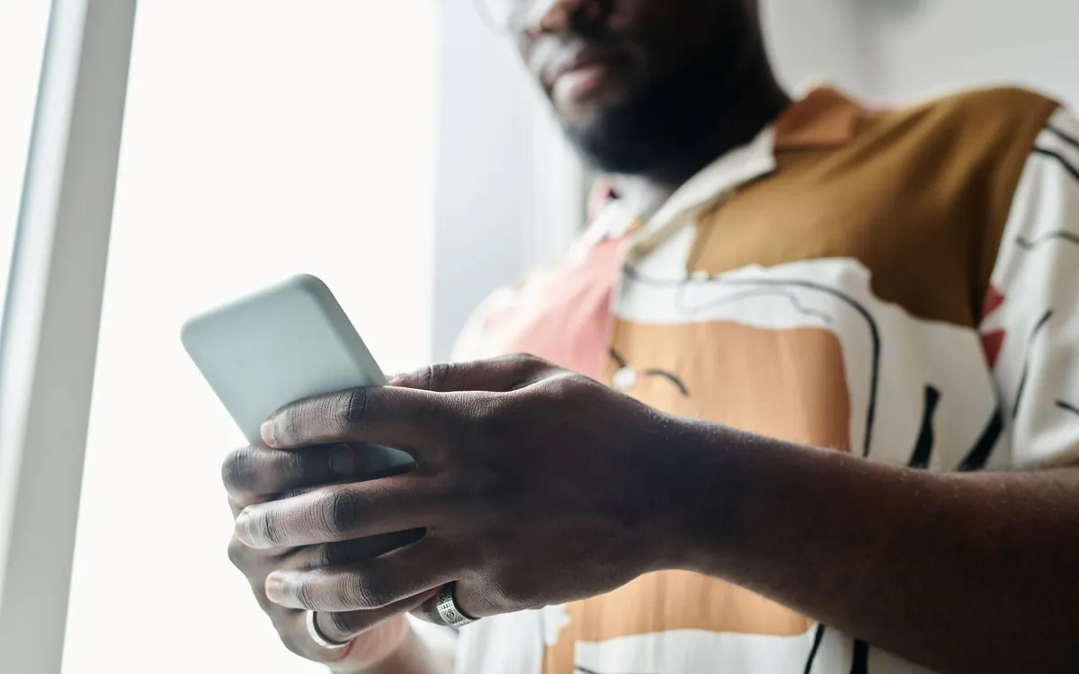 Managing a matrimony profile on a smartphone