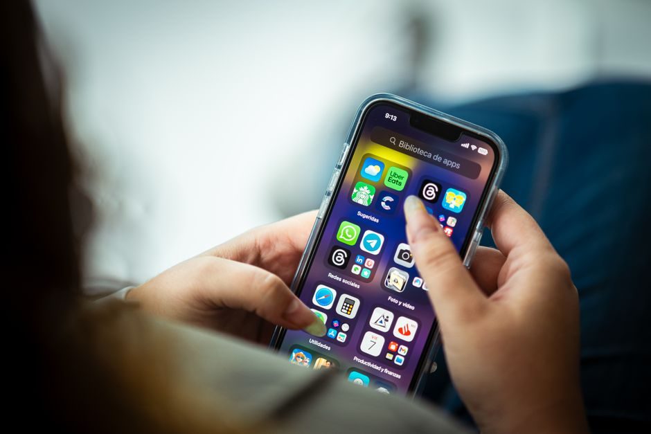 Browsing and updating a matrimony profile on a smartphone