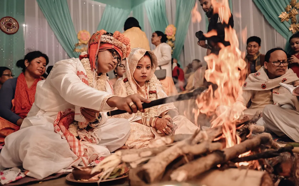 Saptapadi: The Seven Vows of a Hindu Marriage
